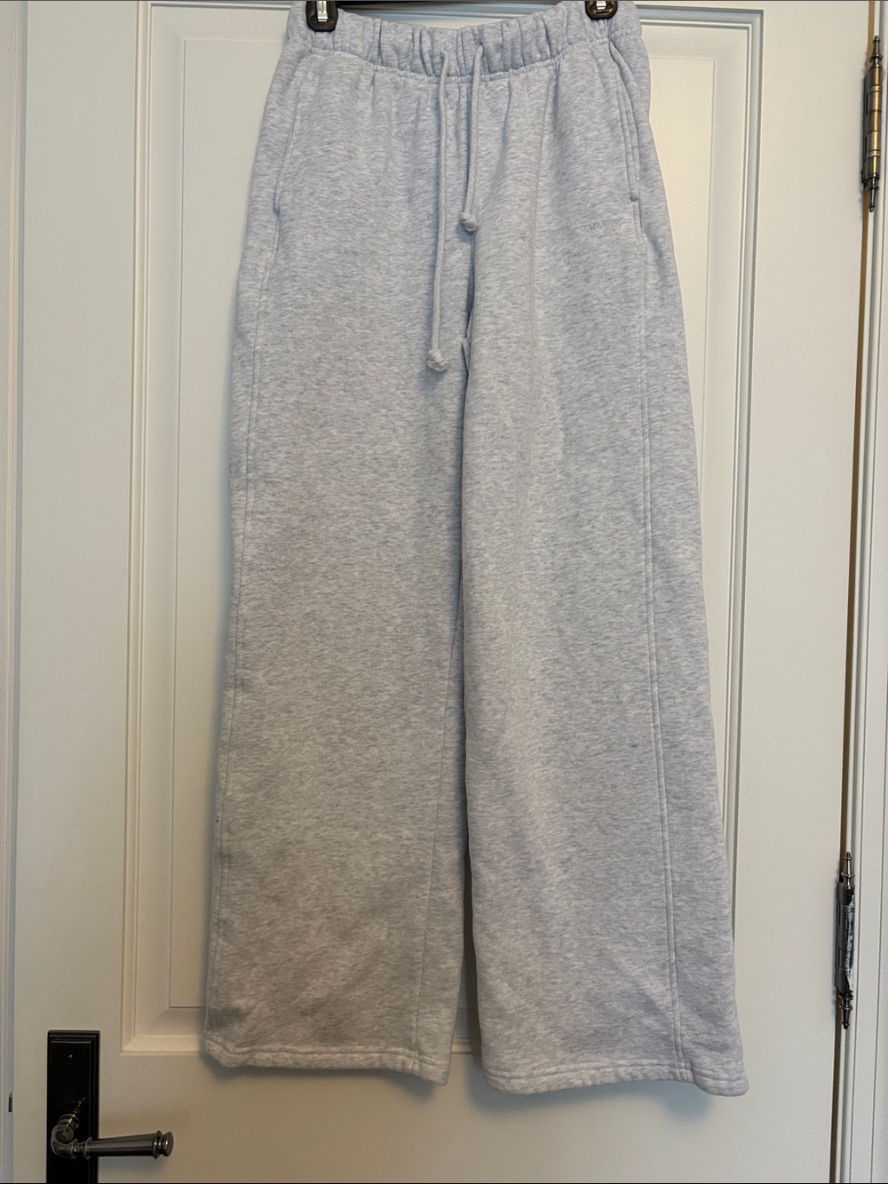 Garage Light Gray Wide-Leg Sweatpants